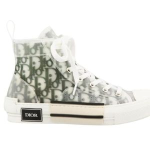 Christian Dior B23 Oblique Logo Canvas Sneakers Size 45